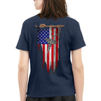American Flag Caduceus Nurse Apparel - Patriotic T-Shirt Hoodie & More - grunx260804-0142