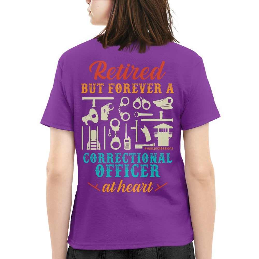 Forever A CO - Retired Correctional Officer Heart T-Shirt, Hoodie & More - grunx260804-0228