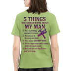 5 Things About My Carpenter Man Apparel - Funny Relationship T-Shirt, Hoodie & More - grunx260804-0001