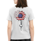 American Flag Flower CNA Apparel - Patriotic Heartbeat T-Shirt, Hoodie & More - grunx260804-0147