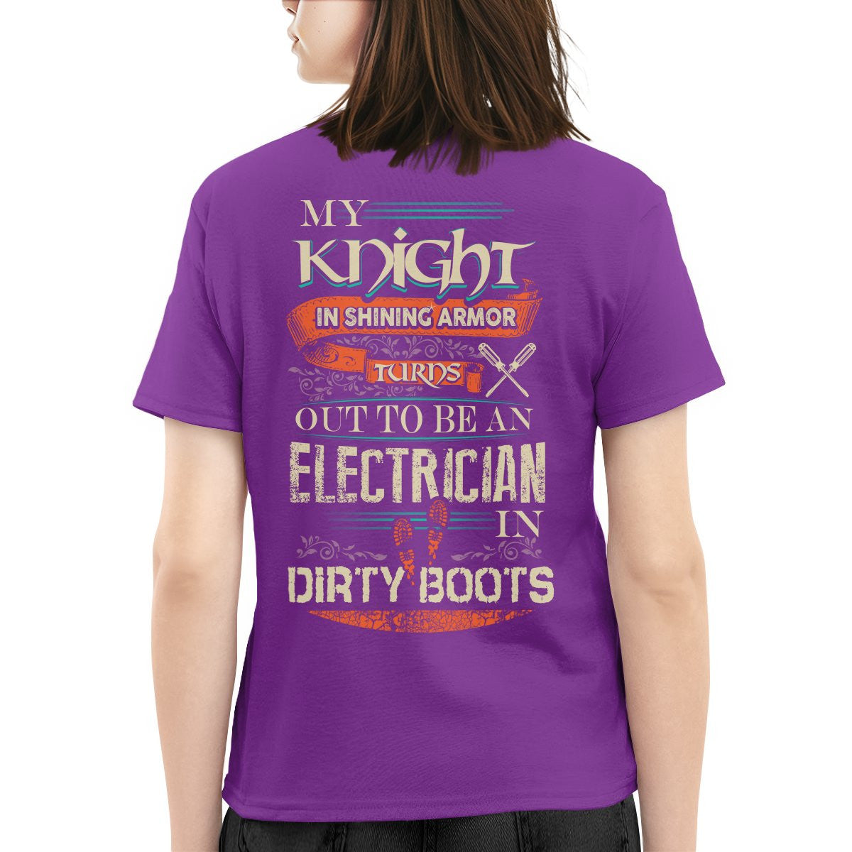 Awesome Electrician's lady-Hoodie - grunx260804-0066