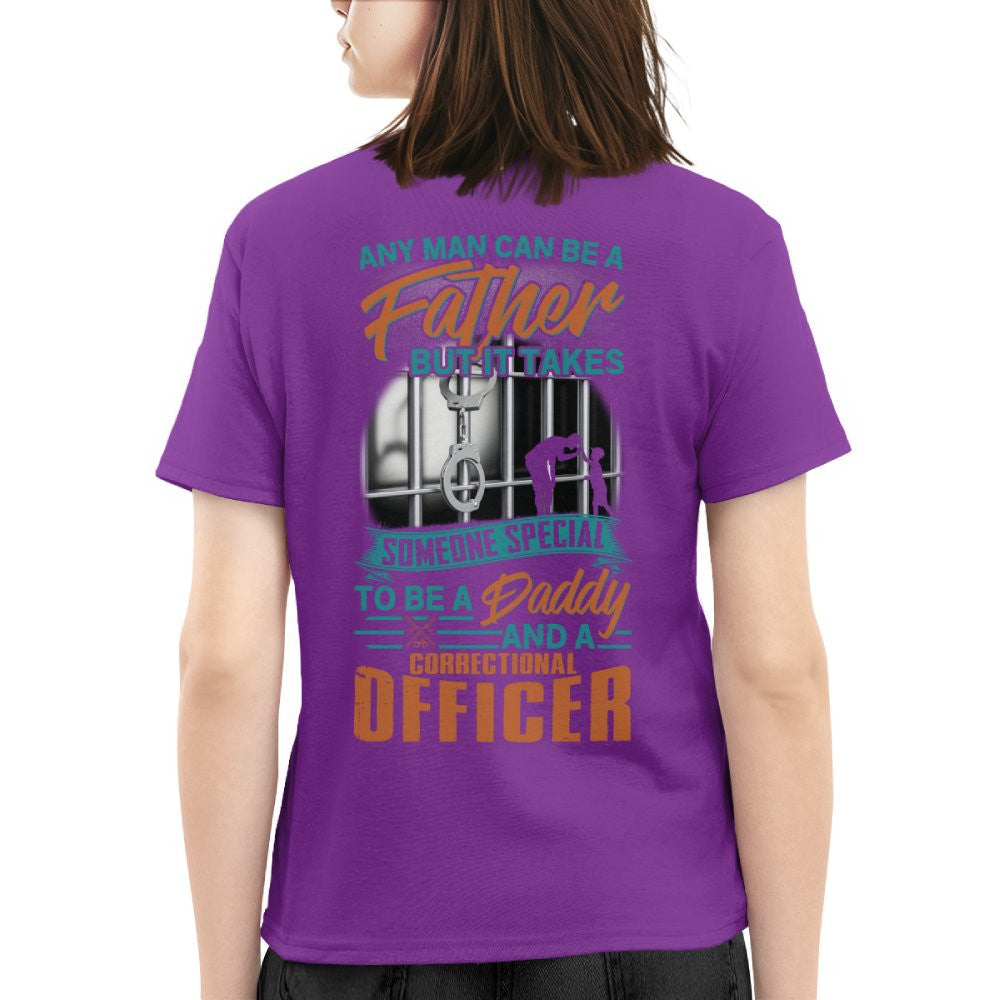 Any Man Can Be A Father - Correctional Officer Daddy T-Shirt, Hoodie & More - grunx260804-0067