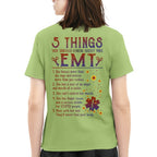 5 Things EMT Warning Apparel - Funny List T-Shirt, Hoodie & More - grunx260804-0019