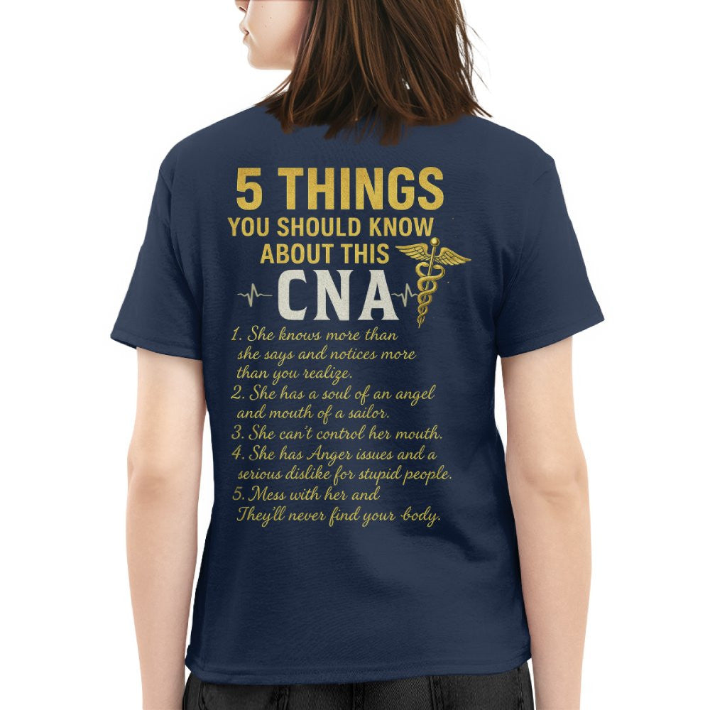 5 Things You Should Know About This CNA - Funny Quote T-Shirt, Hoodie & More - grunx260804-0039