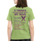 5 Things About My Plumber Man Apparel - Funny Relationship T-Shirt, Hoodie & More - grunx260804-0013