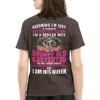 Assuming I'm Just A Woman - Carpenter Wife Pride T-Shirt, Hoodie & More - grunx260804-0205