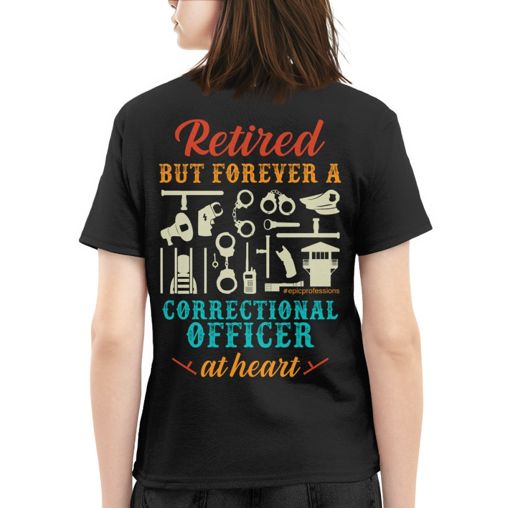 Forever A CO - Retired Correctional Officer Heart T-Shirt, Hoodie & More - grunx260804-0228