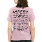 And God Said CNAs Made Of Gold - CNA Appreciation T-Shirt, Hoodie & More - grunx260804-0165