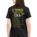 5 Things You Should Know About This CNA - Funny Quote T-Shirt, Hoodie & More - grunx260804-0039