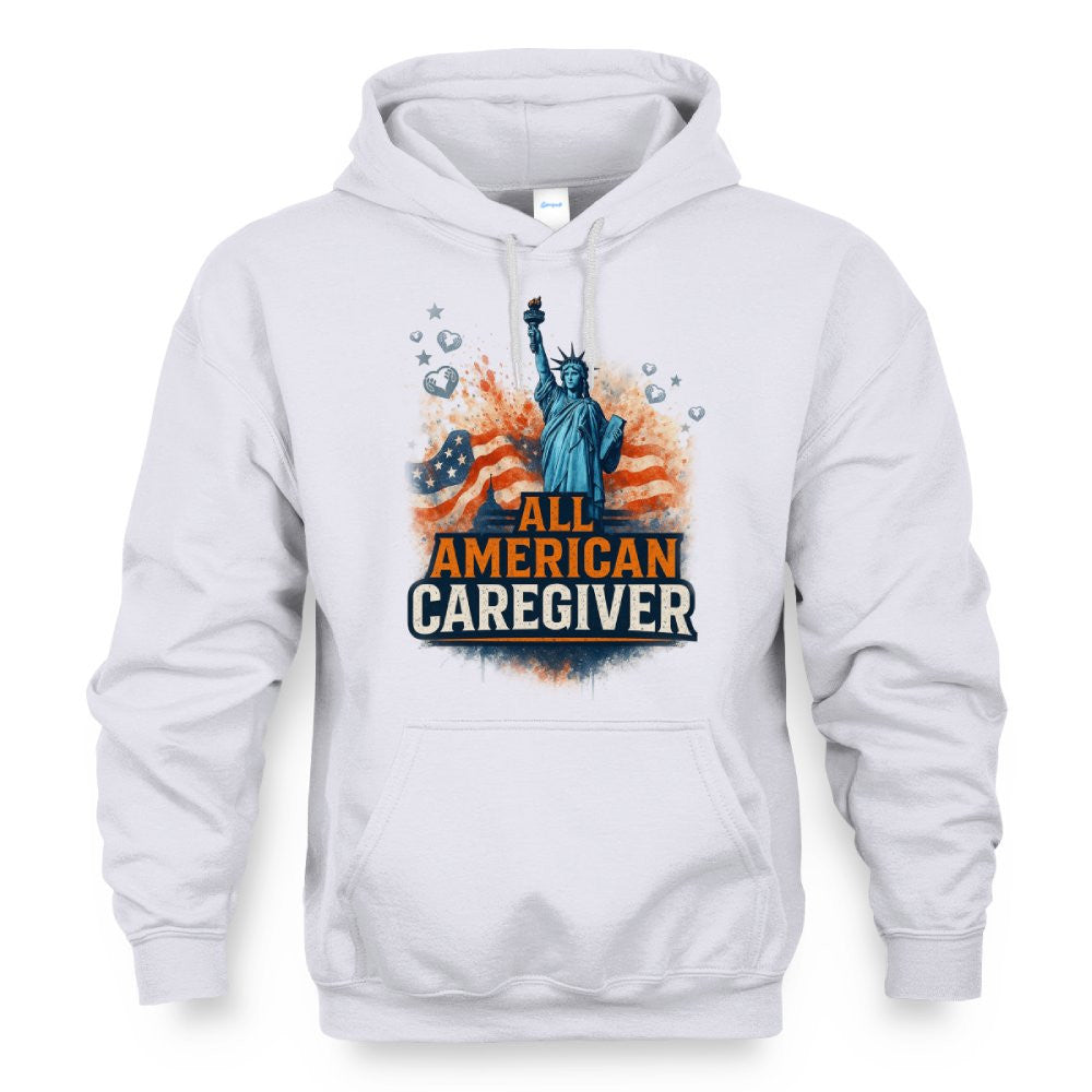 All American Caregiver - USA Pride T-Shirt, Hoodie & More - grunx260804-0087