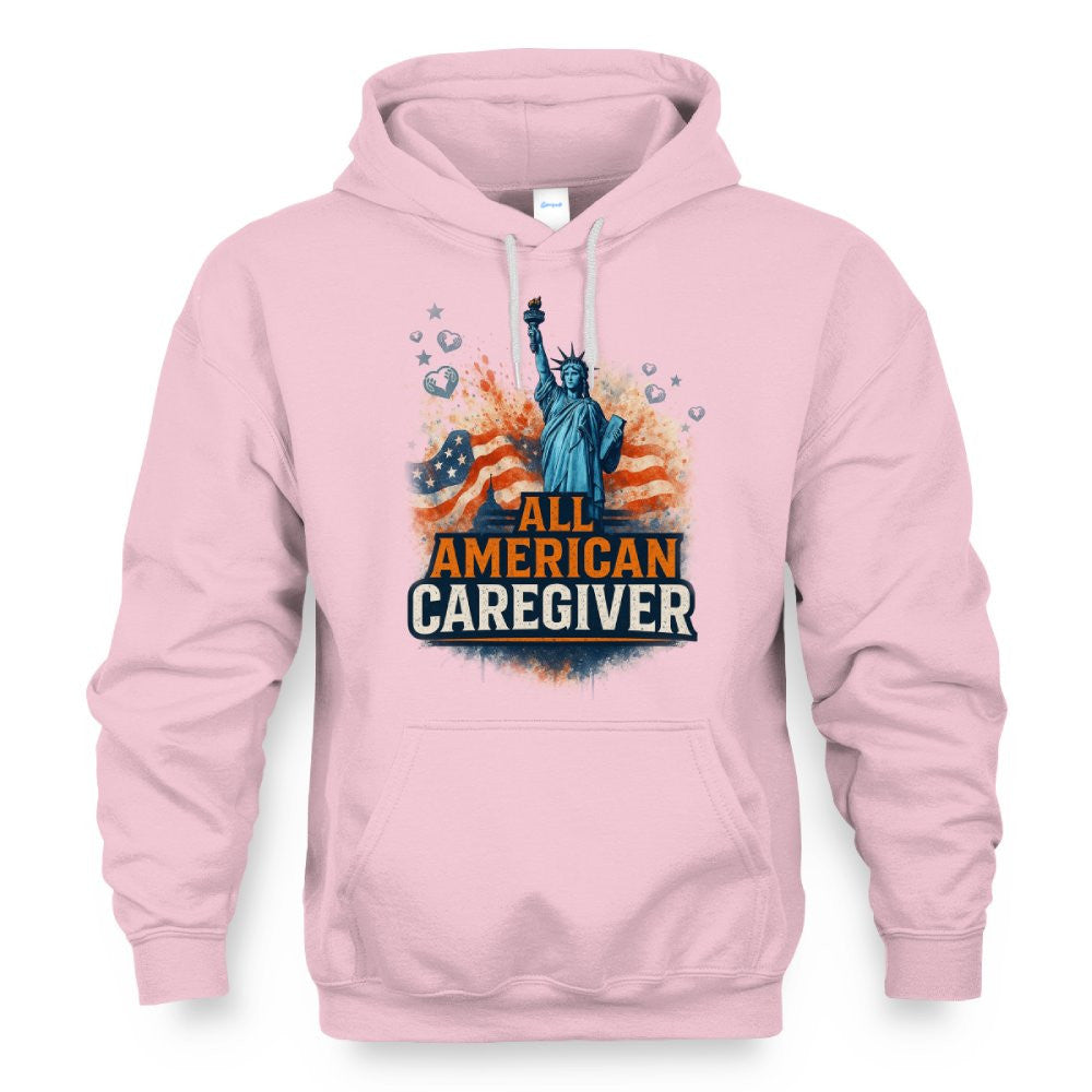 All American Caregiver - USA Pride T-Shirt, Hoodie & More - grunx260804-0087