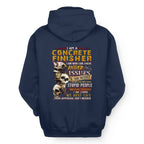 Anger Issues Concrete Finisher Apparel - Skull Attitude Tee Hoodie & More - grunx260804-0171