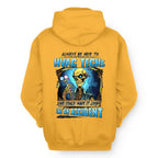 Always Be Nice HVAC Tech Apparel - Funny Skull T-Shirt, Hoodie & More - grunx260804-0099