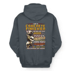 Anger Issues Concrete Finisher Apparel - Skull Attitude Tee Hoodie & More - grunx260804-0171