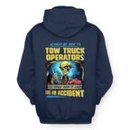 Always Be Nice Tow Truck Operator Apparel - Funny Skull T-Shirt Hoodie & More - grunx260804-0118