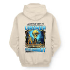 Always Be Nice Linemen Apparel - Funny Skull T-Shirt, Hoodie & More - grunx260804-0100