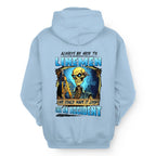 Always Be Nice Linemen Apparel - Funny Skull T-Shirt, Hoodie & More - grunx260804-0100