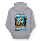 Always Be Nice Linemen Apparel - Funny Skull T-Shirt, Hoodie & More - grunx260804-0100