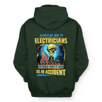 Always Be Nice Electrician Apparel - Funny Skeleton T-Shirt Hoodie & More - grunx260804-0097