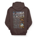 5 Things List - Bold Funny Teacher Statement T-Shirt, Hoodie & More - grunx260804-0058
