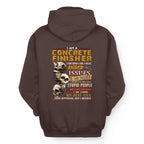 Anger Issues Concrete Finisher Apparel - Skull Attitude Tee Hoodie & More - grunx260804-0171