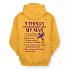 5 Things You Should Know - Carpenter Wife Funny T-Shirt, Hoodie & More - grunx260804-0041