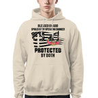 Blessed By God Protected By My Operating Engineer T-Shirt Hoodie & More - grunx260804-0181