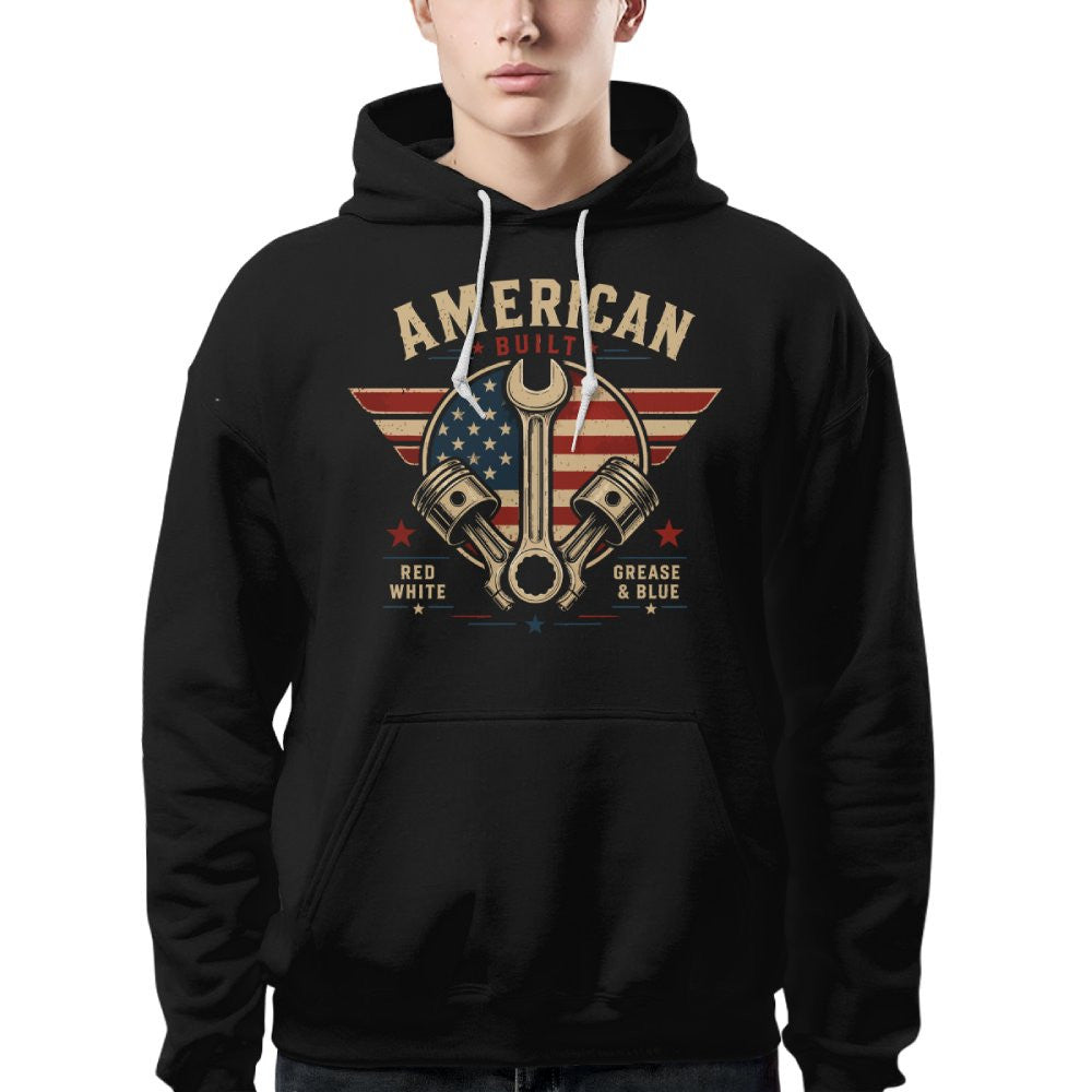 American Built Mechanic Apparel - Patriotic T-Shirt Hoodie & More - grunx260804-0120