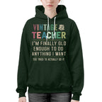 Vintage Teacher - Funny Aging Educator Quote T-Shirt, Hoodie & More - grunx260804-0065