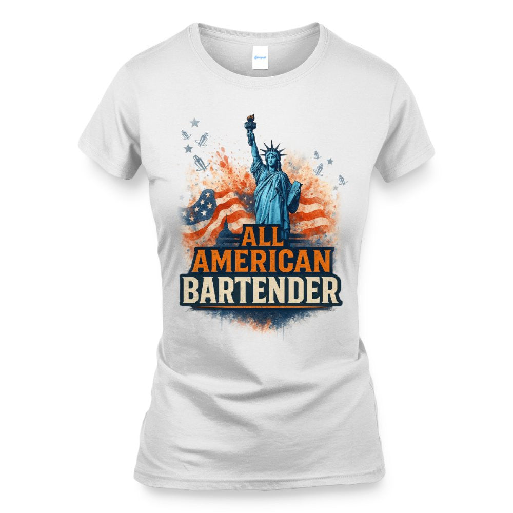 All American Bartender - USA Pride T-Shirt, Hoodie & More - grunx260804-0086