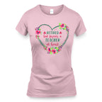 Forever A Teacher - Floral Heart Retired Educator T-Shirt, Hoodie & More - grunx260804-0227