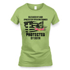 Blessed By God Protected By My Operating Engineer T-Shirt Hoodie & More - grunx260804-0181