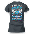 A Nurse's Strength Apparel - Heartfelt Nursing T-Shirt, Hoodie & More - grunx260804-0064