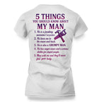 5 Things You Should Know - Carpenter Wife Funny T-Shirt, Hoodie & More - grunx260804-0041
