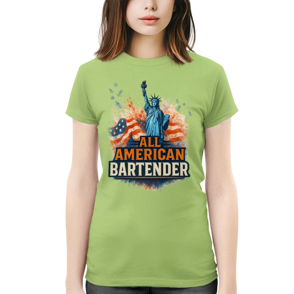 All American Bartender - USA Pride T-Shirt, Hoodie & More - grunx260804-0086