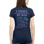 5 Things You Should Know About My Trucker - Funny Quote T-Shirt, Hoodie & More - grunx260804-0036