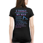5 Things About My Man - Heavy Equipment Operator Funny T-Shirt, Hoodie & More - grunx260804-0005