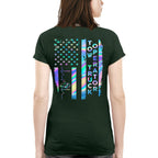 American Flag Holographic - Tow Truck Operator Pride T-Shirt Hoodie & More - grunx260804-0150