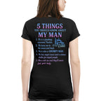 5 Things You Should Know About My Trucker - Funny Quote T-Shirt, Hoodie & More - grunx260804-0036