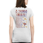 5 Things Nurse Warning Apparel - Funny Quote T-Shirt, Hoodie & More - grunx260804-0020