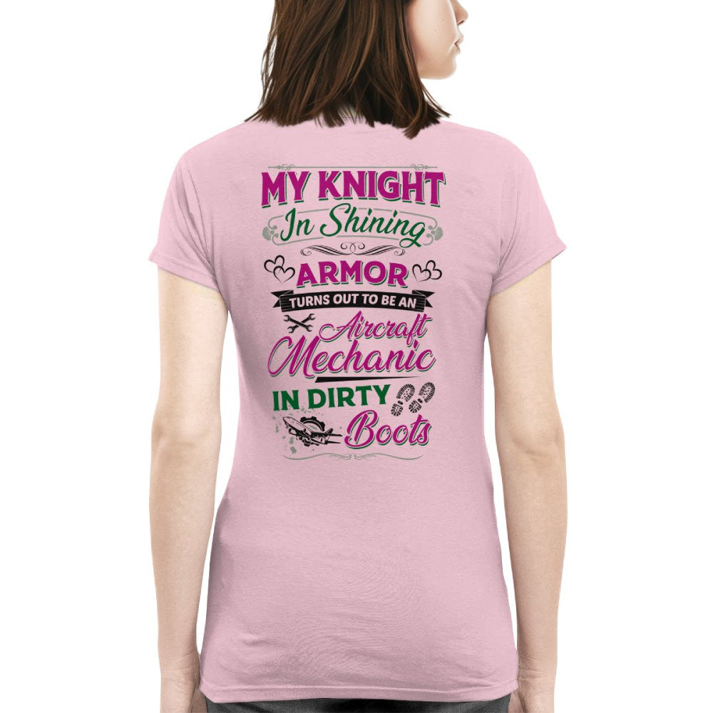 Knight In Dirty Boots - Aircraft Mechanic Love Quote T-Shirt, Hoodie & More - grunx260804-0200