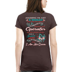 Assuming I'm Just A Woman - Operator Wife Pride T-Shirt, Hoodie & More - grunx260804-0215
