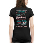 Assuming I'm Just A Woman - Machinist Queen Apparel T-Shirt, Hoodie & More - grunx260804-0213