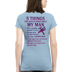 5 Things About My Carpenter Man Apparel - Funny Relationship T-Shirt, Hoodie & More - grunx260804-0001
