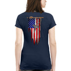 American Flag Caduceus Nurse Apparel - Patriotic T-Shirt Hoodie & More - grunx260804-0142