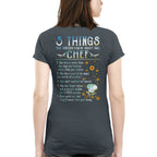 Chef 5 Things You Should Know Apparel - Funny Chef Quote T-Shirt, Hoodie & More - grunx260804-0055