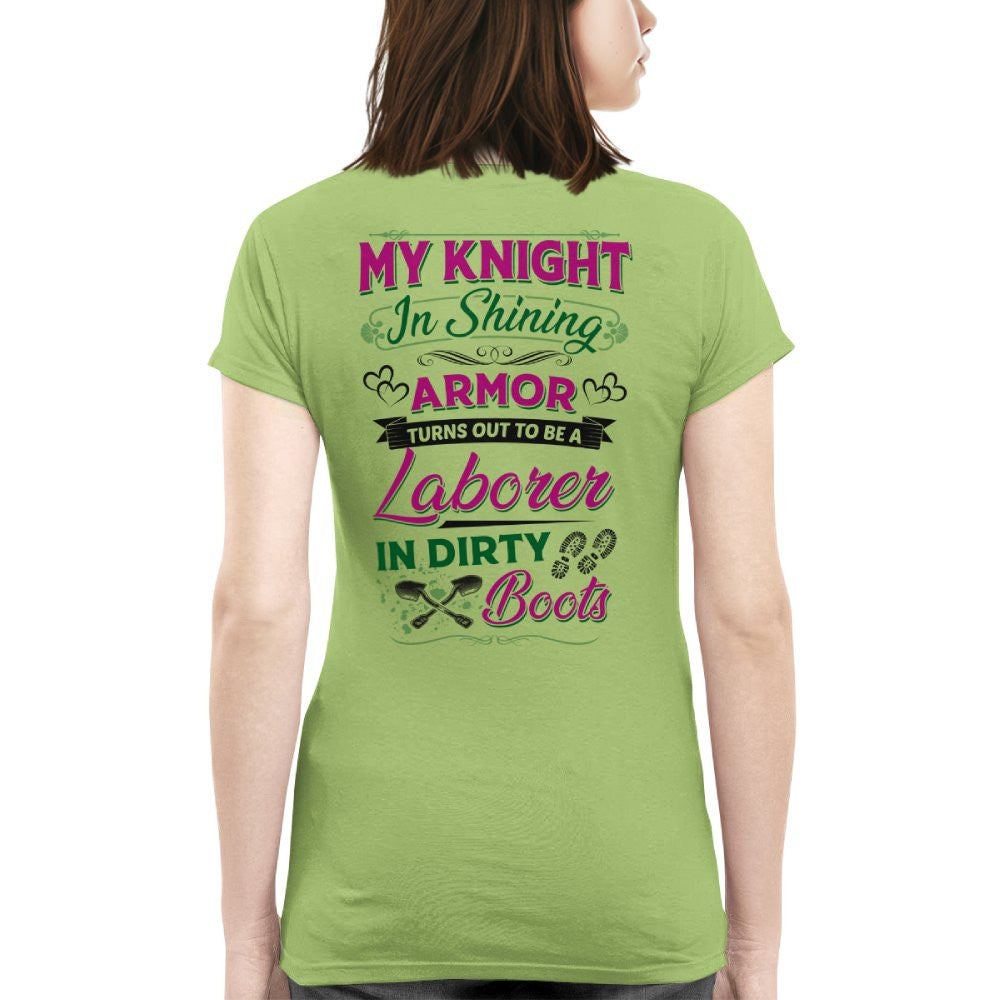 Laborer Knight In Shining Armor - Dirty Boots T-Shirt, Hoodie & More - grunx260804-0201