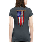 American Flag Caduceus Nurse Apparel - Patriotic T-Shirt Hoodie & More - grunx260804-0142