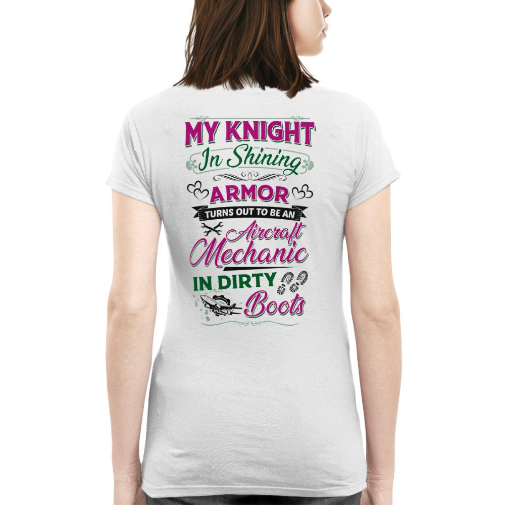 Knight In Dirty Boots - Aircraft Mechanic Love Quote T-Shirt, Hoodie & More - grunx260804-0200