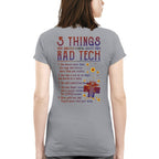 Rad Tech Warning - 5 Things You Should Know Funny T-Shirt, Hoodie & More - grunx260804-0059